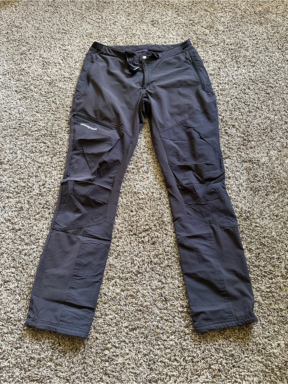 Patagonia Technical Hiking Pants – Grey – Size 6 – Durable Outdoor Gear